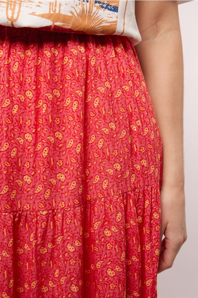 CASSIDY SKIRT 25ZSF03 SUNKISSED CORAL/TERRA
